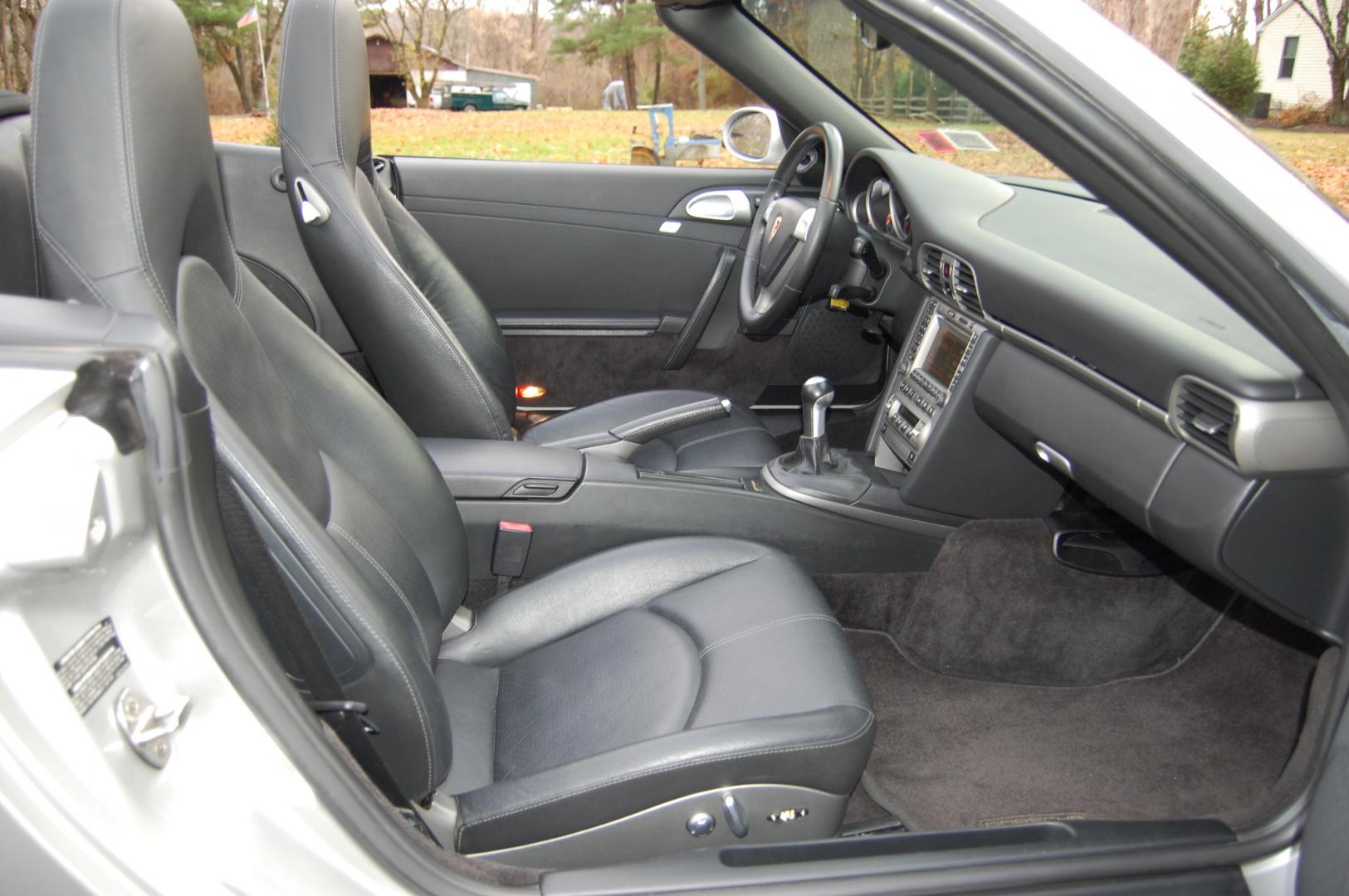 2006 Silver /Black Leather Porsche 911 (WP0CA29946S) with an 3.6L engine, 6 Speed Manual transmission, located at 6528 Lower York Road, New Hope, PA, 18938, (215) 862-9555, 40.358707, -74.977882 - Here we have a beautiful 911 convertible with a 3.6L 6 cylinder engine putting power to the rear wheels via a 6 speed manual transmission. The interior offers black leather, keyless entry, 2 master keys, cruise control, tilt steering wheel, power windows/locks/mirrors, power convertible top, power s - Photo#16